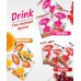 Набор растворимых напитков Drink  "Ассорти вкусов" Апельсин, Вишня, Малина. 9 пакетиков по 20гр